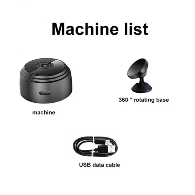 Bolendo 1080p magnetická wifi mini kamera