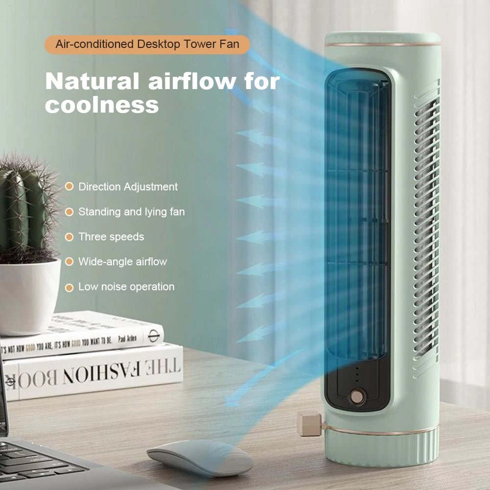 AEROTOWER – Turmventilator ohne Rotorblätter für leise 360°-Raumkühlung 4