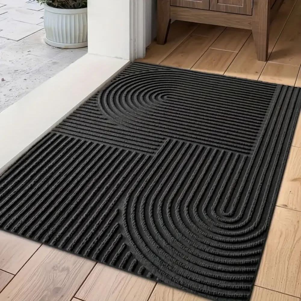 AQUARAY – Absorbent, washable mat with flowing line pattern 0