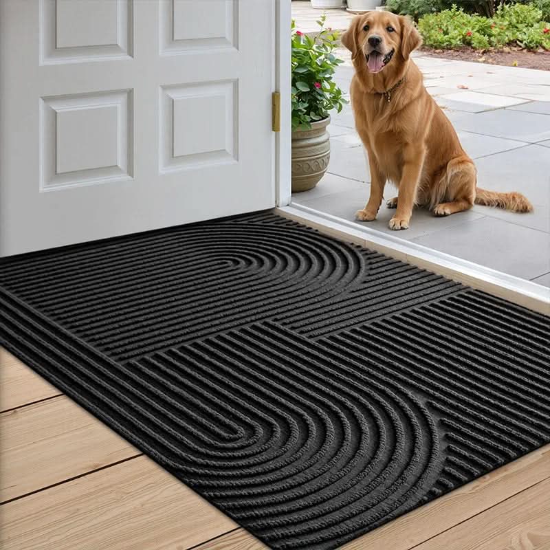 AQUARAY – Absorbent, washable mat with flowing line pattern 2