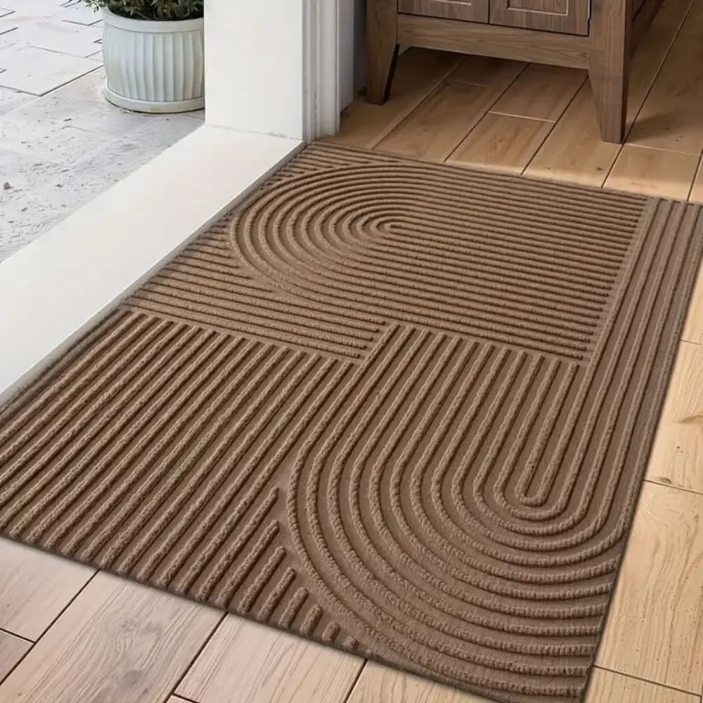 AQUARAY – Absorbent, washable mat with flowing line pattern 4
