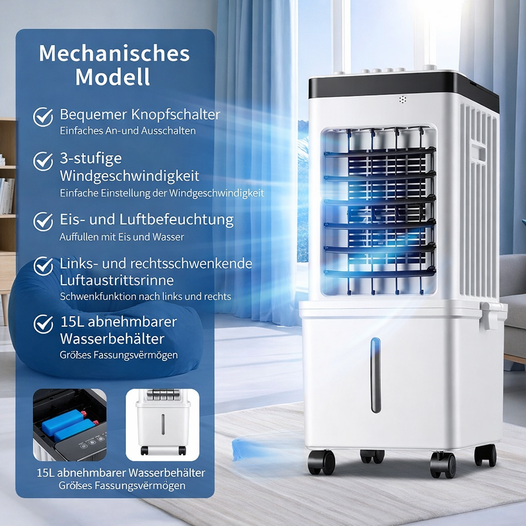 ARCTIFY – Kompakte 3-in-1-Kühlung ohne Abluftschlauch für maximalen Komfort 3