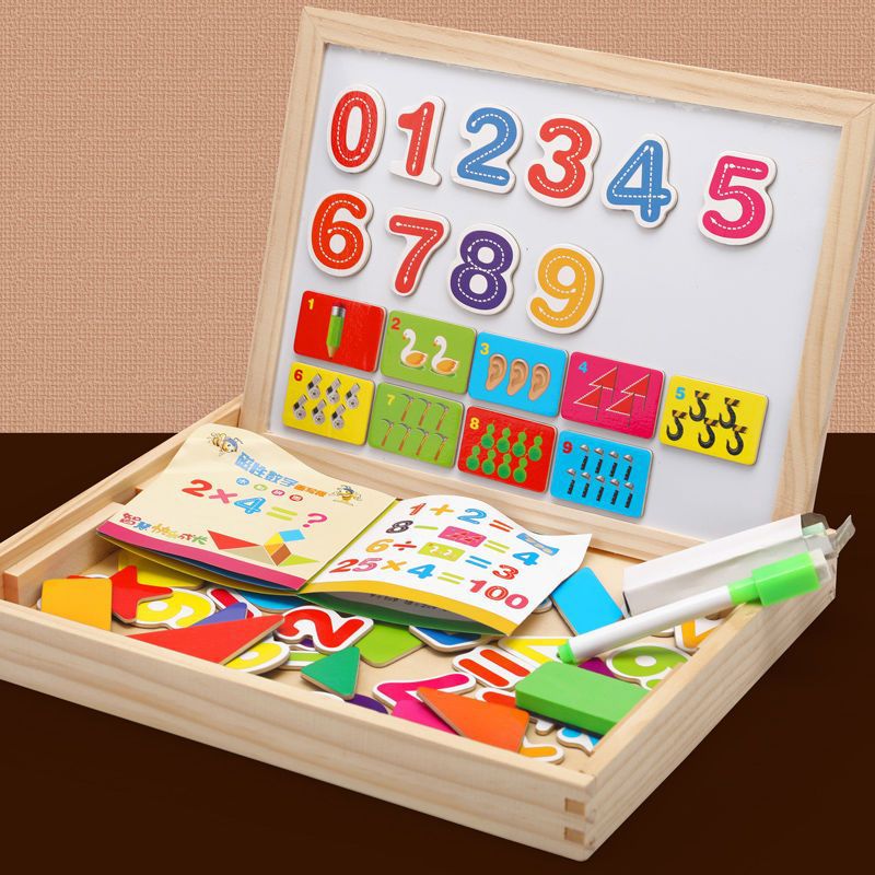 ARTIBLOX – 2-in-1 Montessori Drawing Board with Magnetic Board & Chalkboard for Children 6
