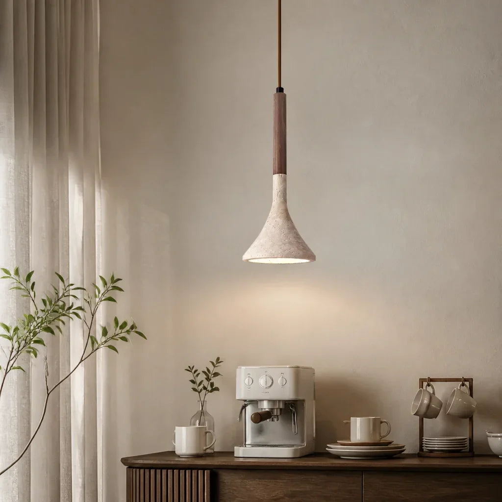 Adeline Natural Stone Travertine Pendant Light 5