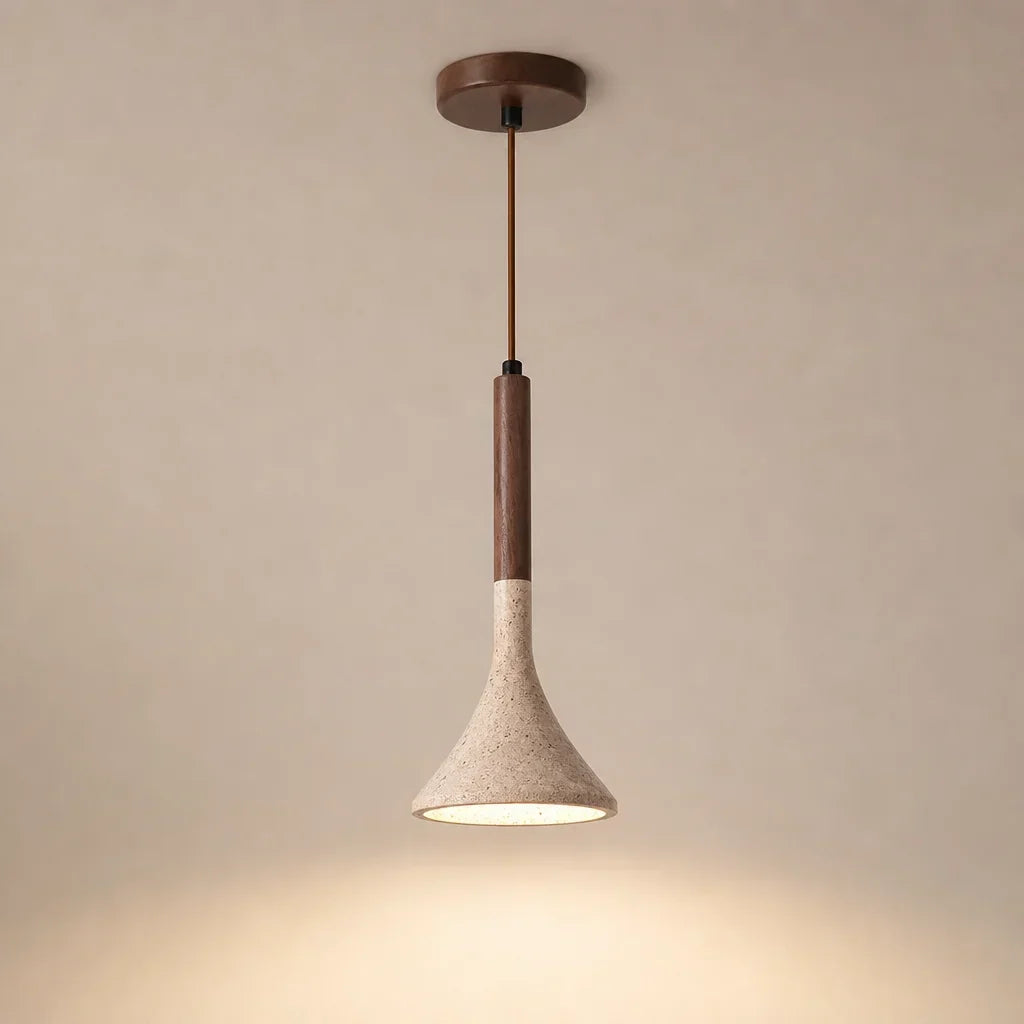 Adeline Natural Stone Travertine Pendant Light 6