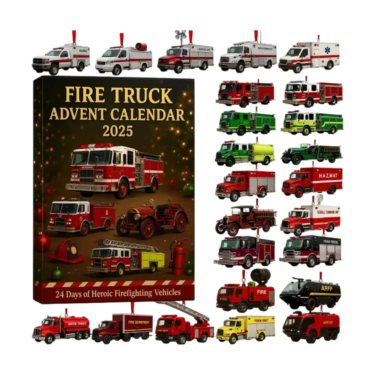 Feuerwehr-Spielset im Adventskalender