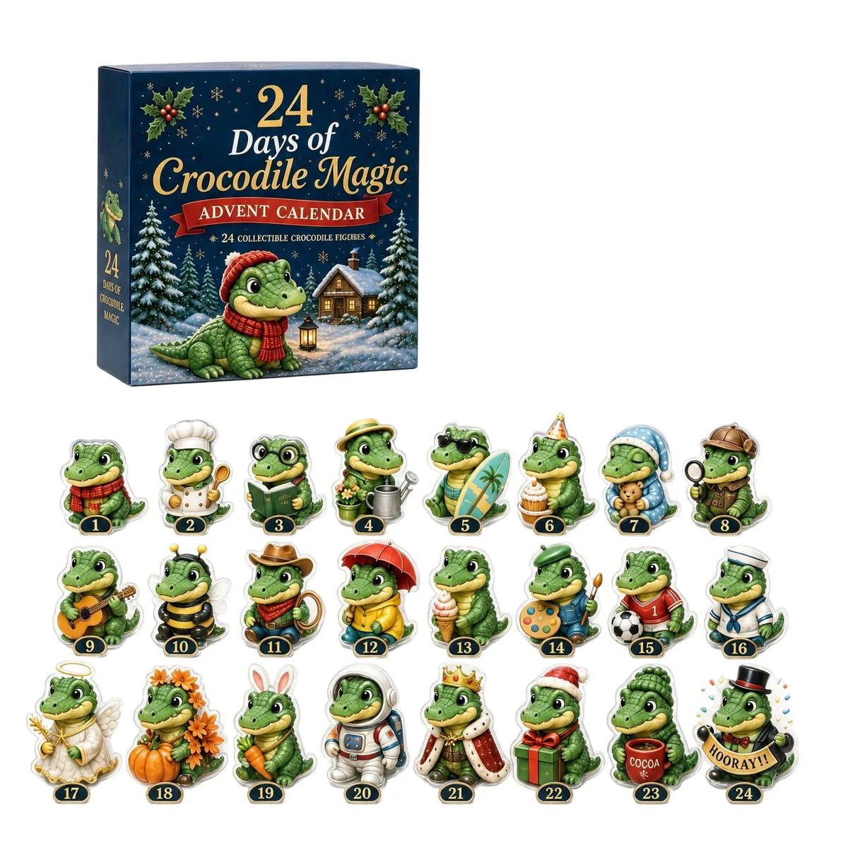 Acrylfiguren-Adventskalender