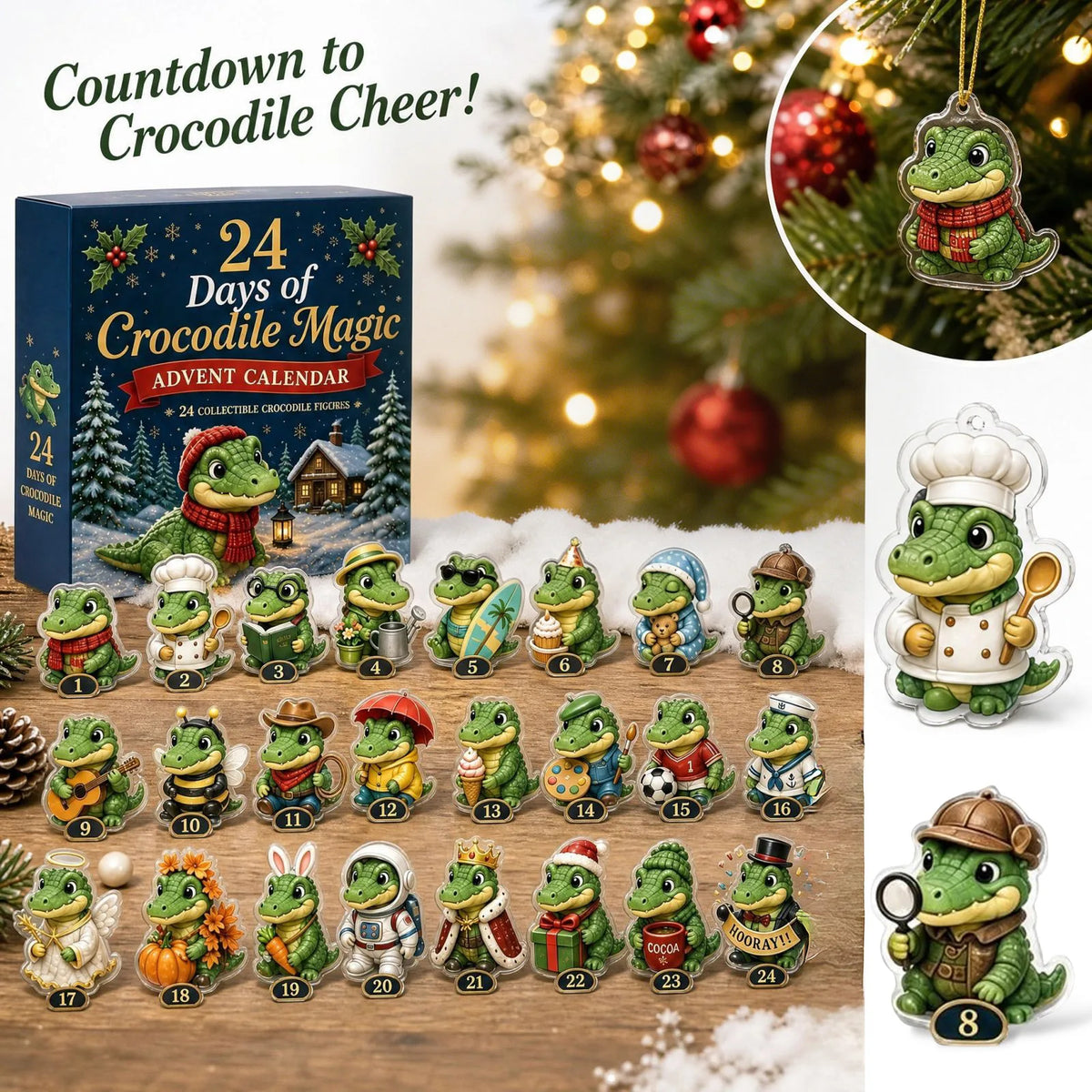 Acrylfiguren-Adventskalender