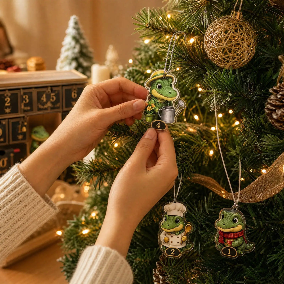 Acrylfiguren-Adventskalender