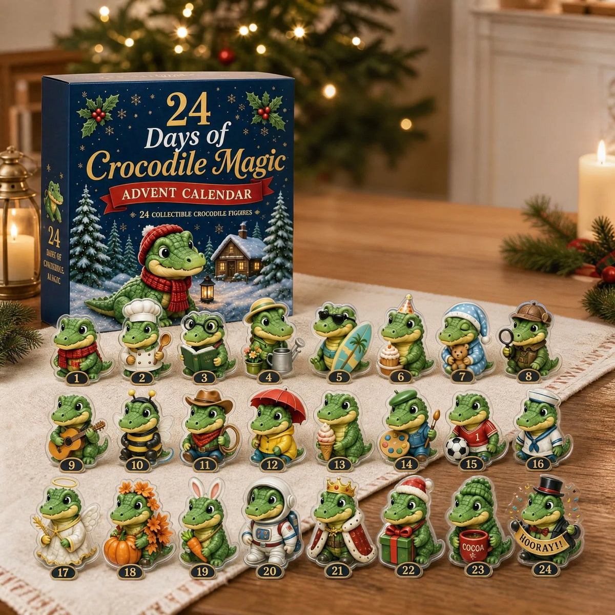 Acrylfiguren-Adventskalender