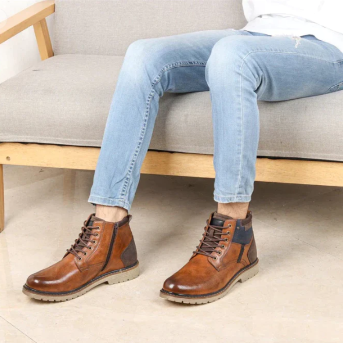 Alexander - Scarpe robuste in pelle per uomo