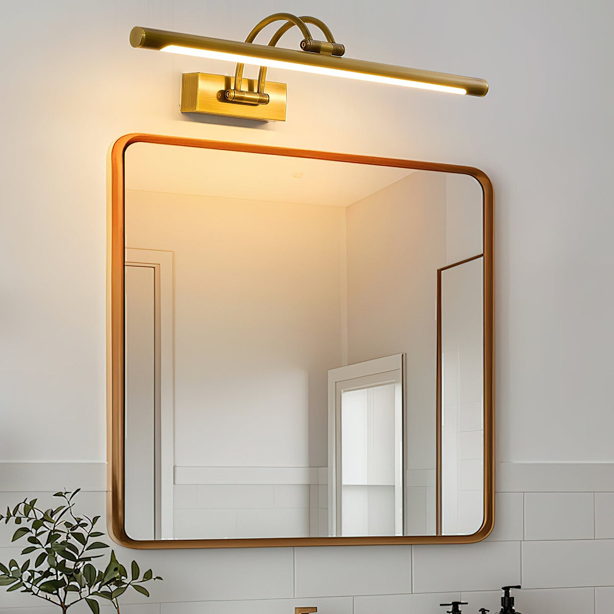 Alton Brass Rechargeable Wall Lamp 8