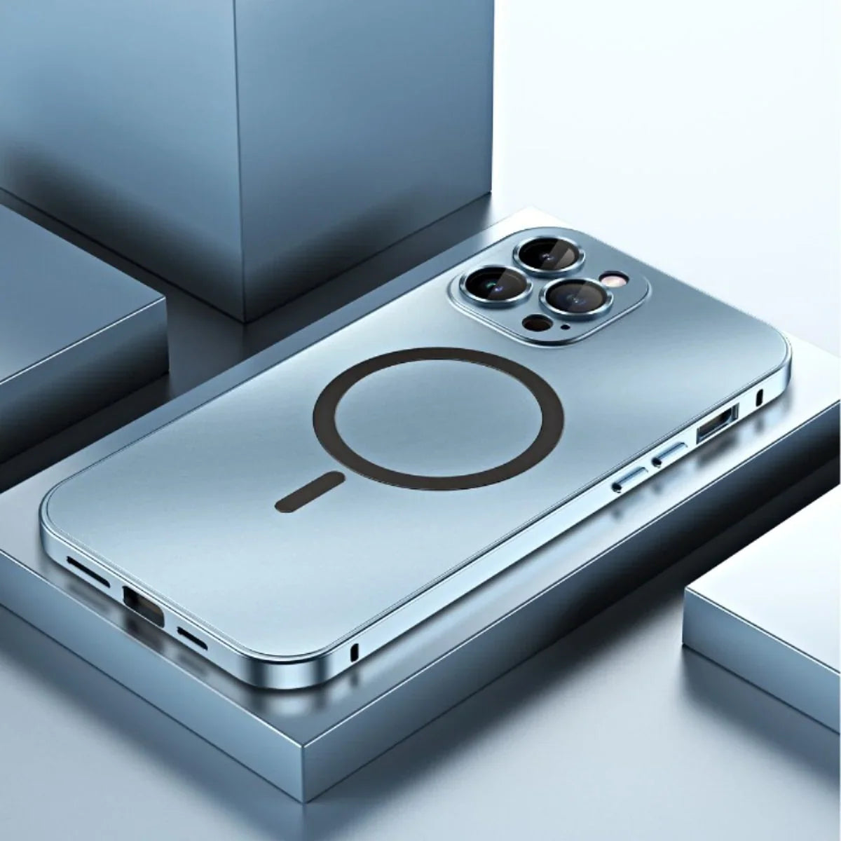 iPhone-Hülle aus gebürstetem Aluminium