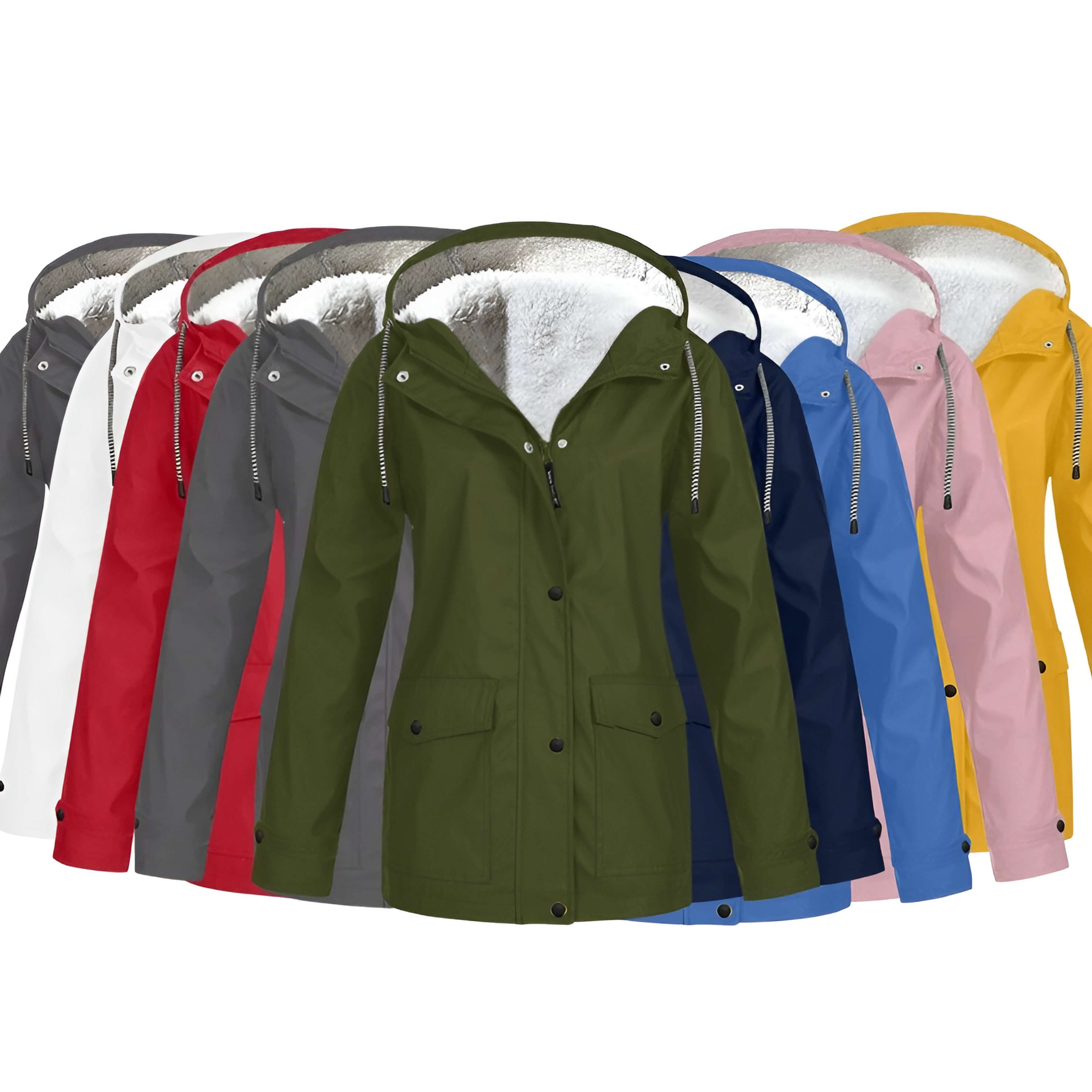 Ambra | Cappotto invernale con cappuccio per donne