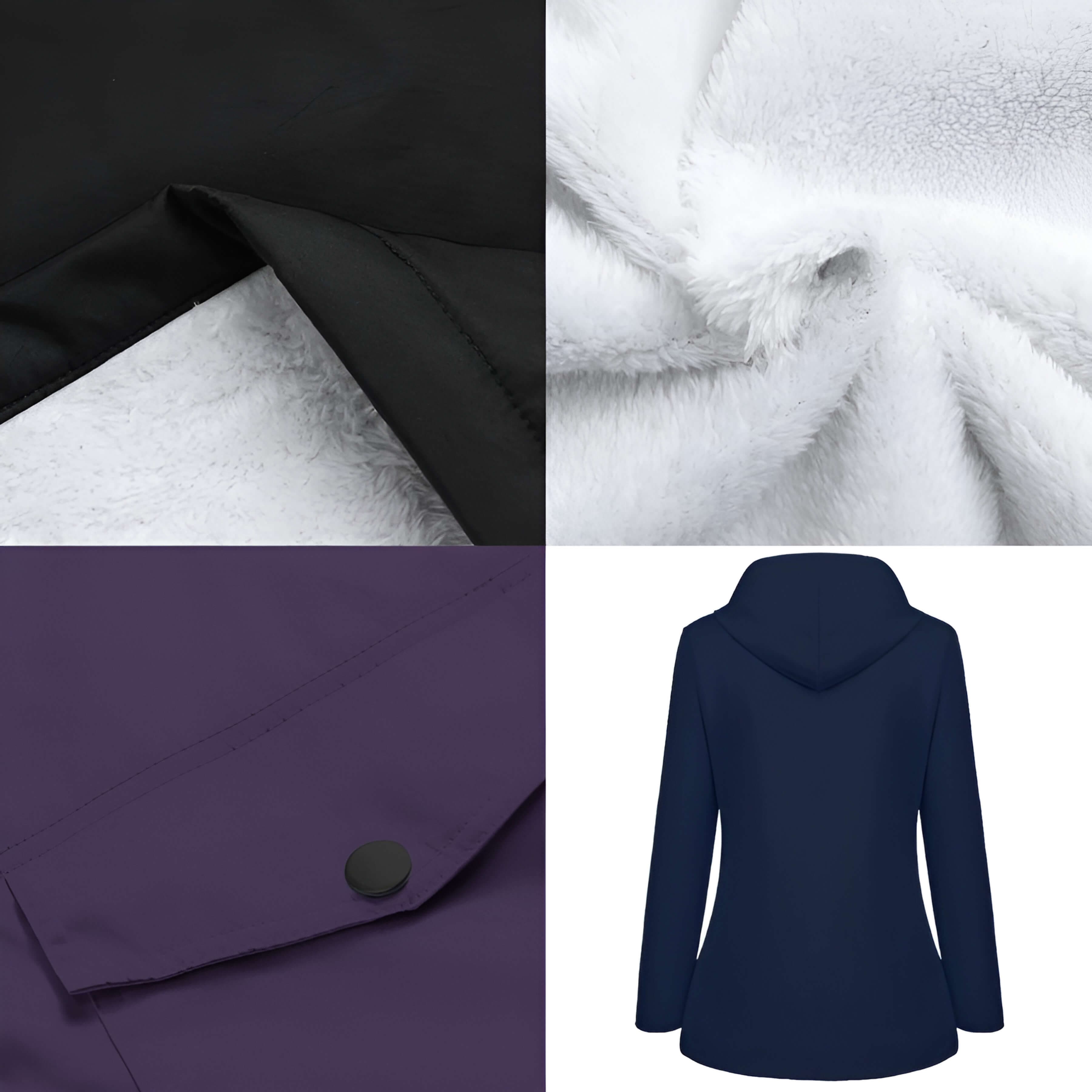 Ambra | Cappotto invernale con cappuccio per donne