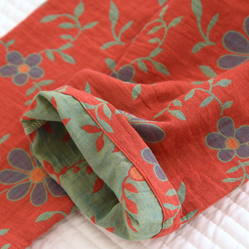 Damen Pyjama-Set – Weiche Baumwolle, Florales Muster & Bequemer Schnitt