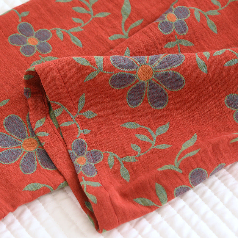 Damen Pyjama-Set – Weiche Baumwolle, Florales Muster & Bequemer Schnitt