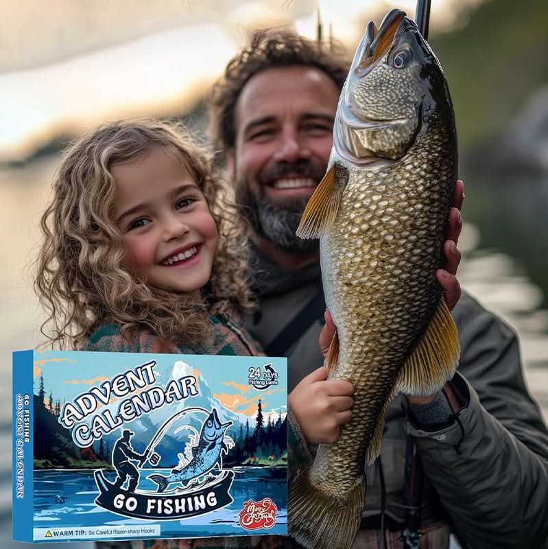 Calendrier de l'Avent pêche – Set d'appâts 24 pièces avec accessoires de pêche polyvalents