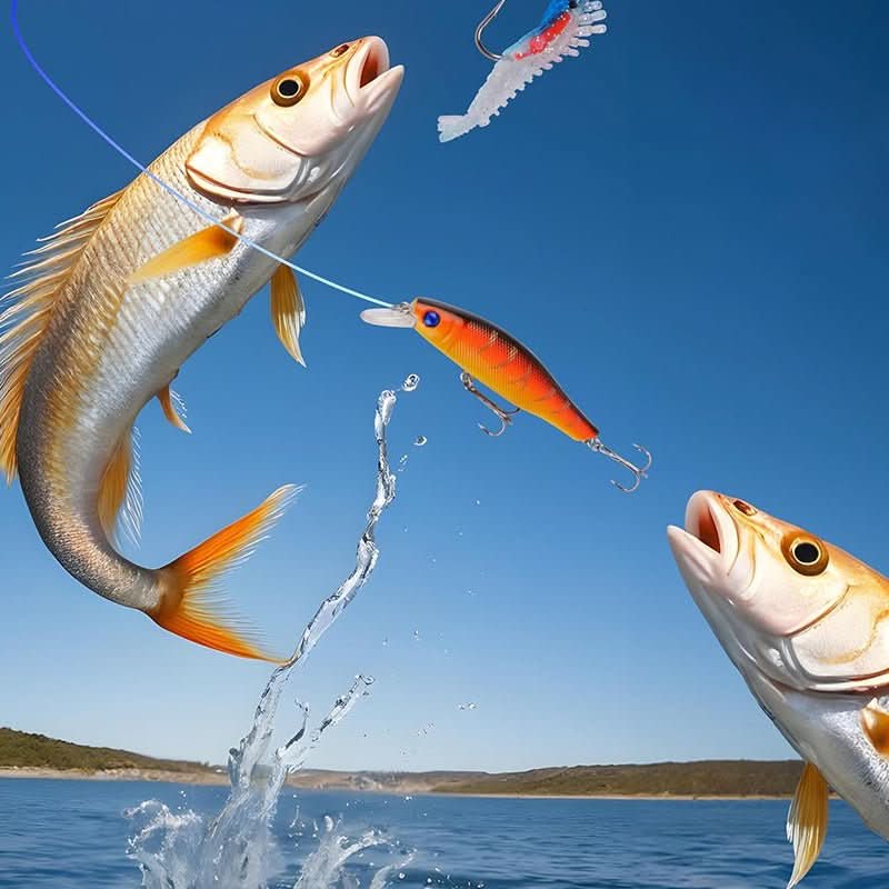 Calendrier de l'Avent pêche – Set d'appâts 24 pièces avec accessoires de pêche polyvalents