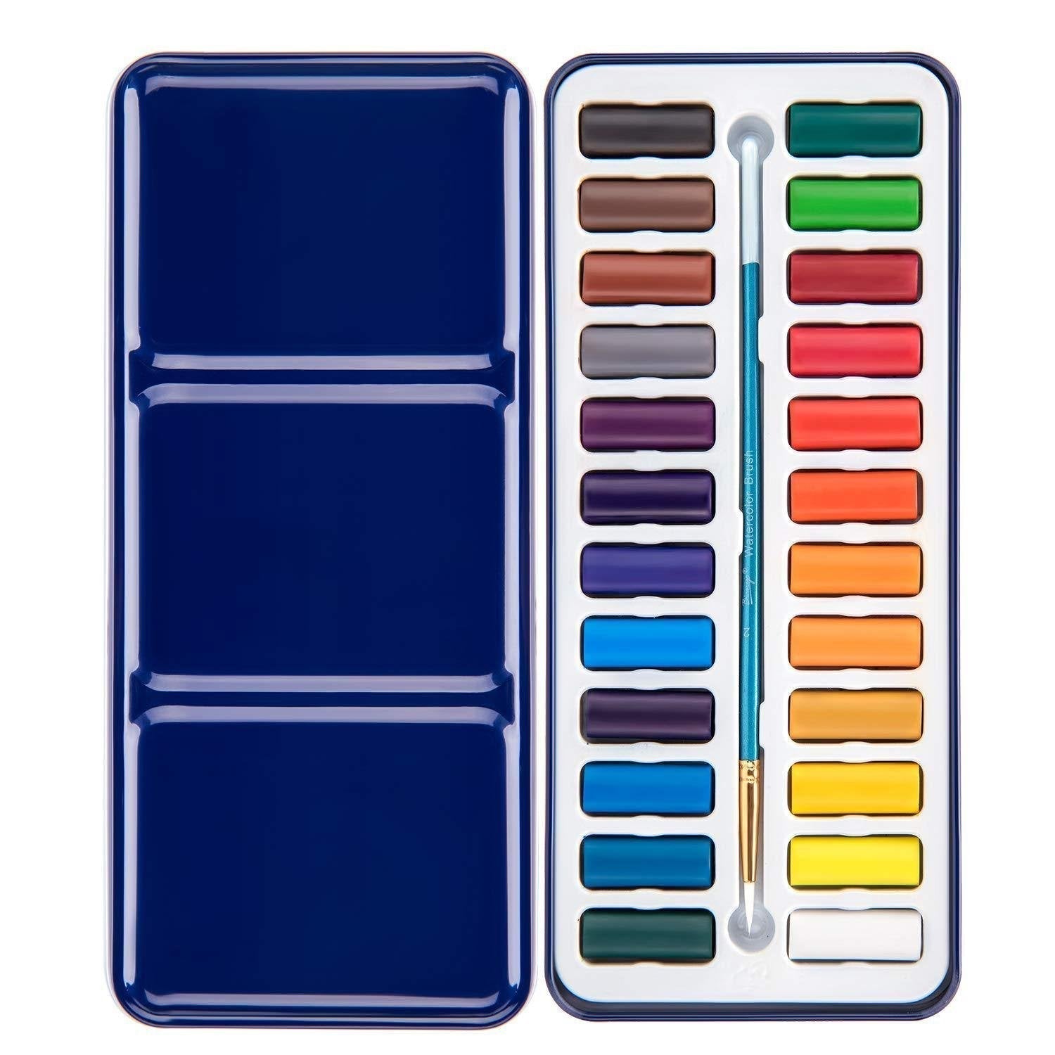 Aquarell Workbook für Anfänger mit Schritt-für-Schritt-Anleitung und Farbset 2
