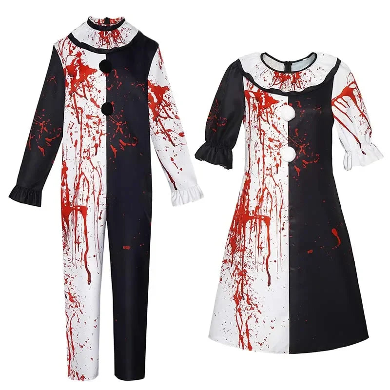 Kostým Art The Clown s maskou – Halloweenový outfit pro muže a ženy
