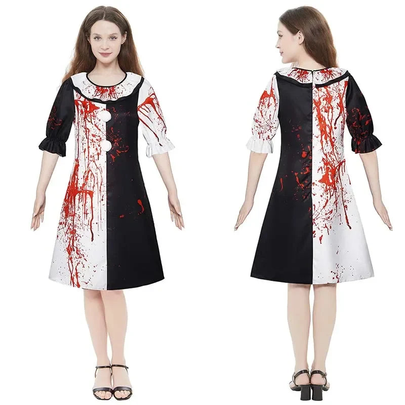 Kostým Art The Clown s maskou – Halloweenový outfit pro muže a ženy