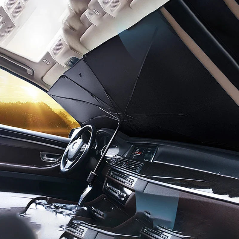 Auto-Sonnenschutz für das Auto – Einziehbarer UV-Schutz und Wärmeisolierung, 65x125 cm oder 80x140 cm 1