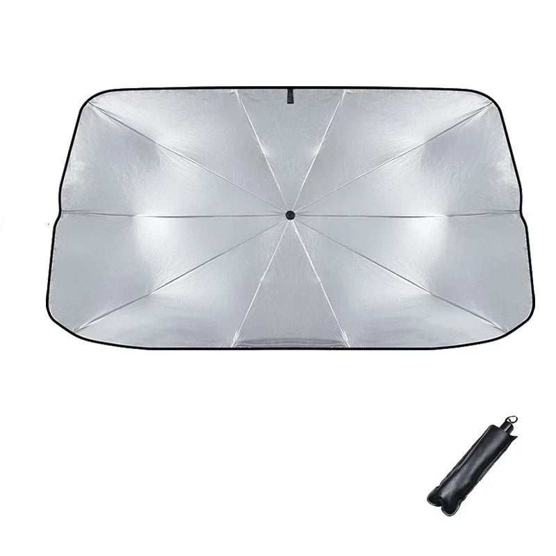 Auto-Sonnenschutz für das Auto – Einziehbarer UV-Schutz und Wärmeisolierung, 65x125 cm oder 80x140 cm 4