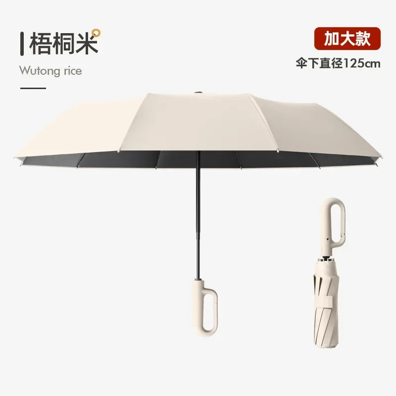 Automatický dáždnik s UV ochranou pre pánov a dámy, stabilný a prenosný, 105 cm / 125 cm