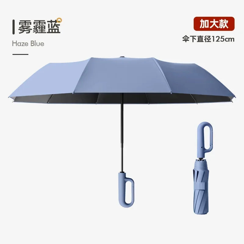 Automatický dáždnik s UV ochranou pre pánov a dámy, stabilný a prenosný, 105 cm / 125 cm