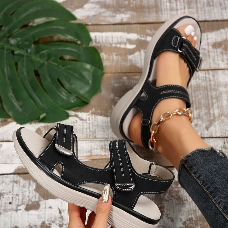 Damen Sandalen – Verstellbare Komfort-Riemen & Stützende Sohle für Alltag und Freizeit