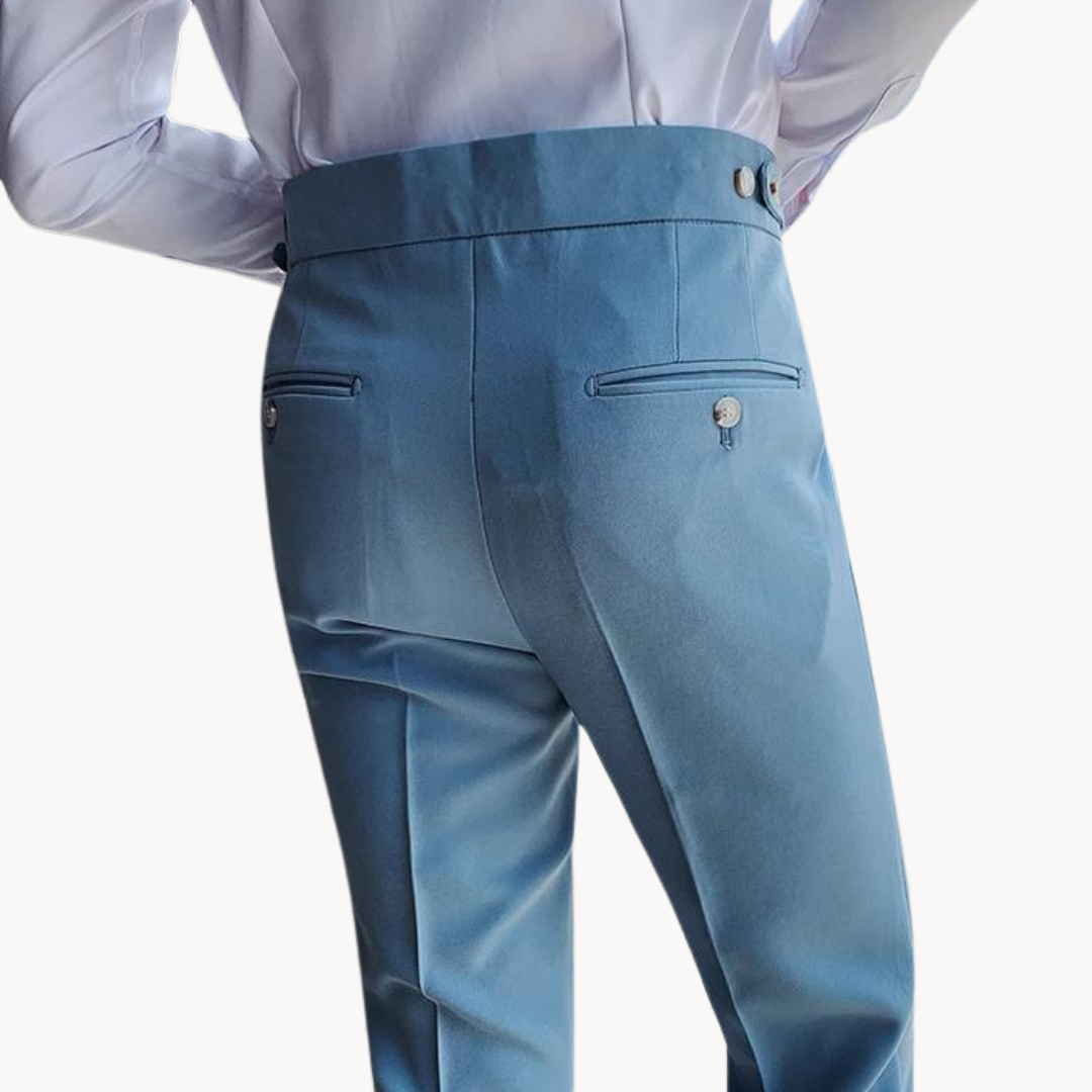Marcello Plissee-Hose | Britischer Vintage-Stil und bequeme Passform