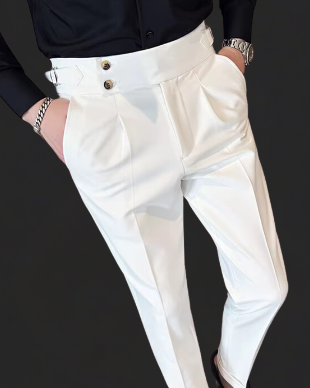 Olivier Adjustable Trousers | Slim Fit und vielseitiges Design