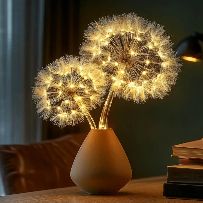 Pusteblumen-Leuchtzweig – Dekolicht mit runden Lichtköpfen für Zuhause und Feste