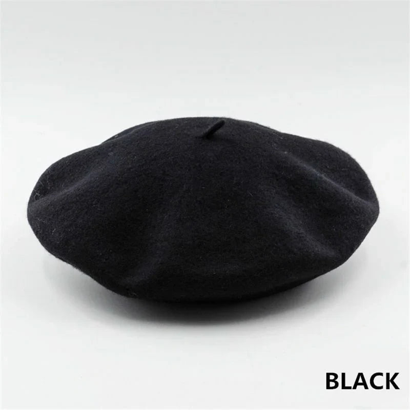 Klassisches Beret – Weicher Filzstoff, zeitloser Stil & angenehmer Sitz