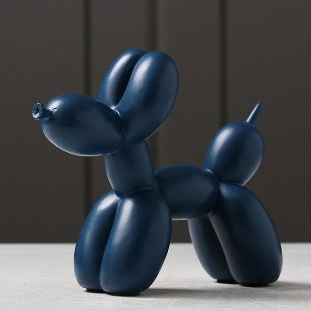 Artilume – Scultura Cane Pallone Resina 20cm – Decorazione Moderna per la Casa