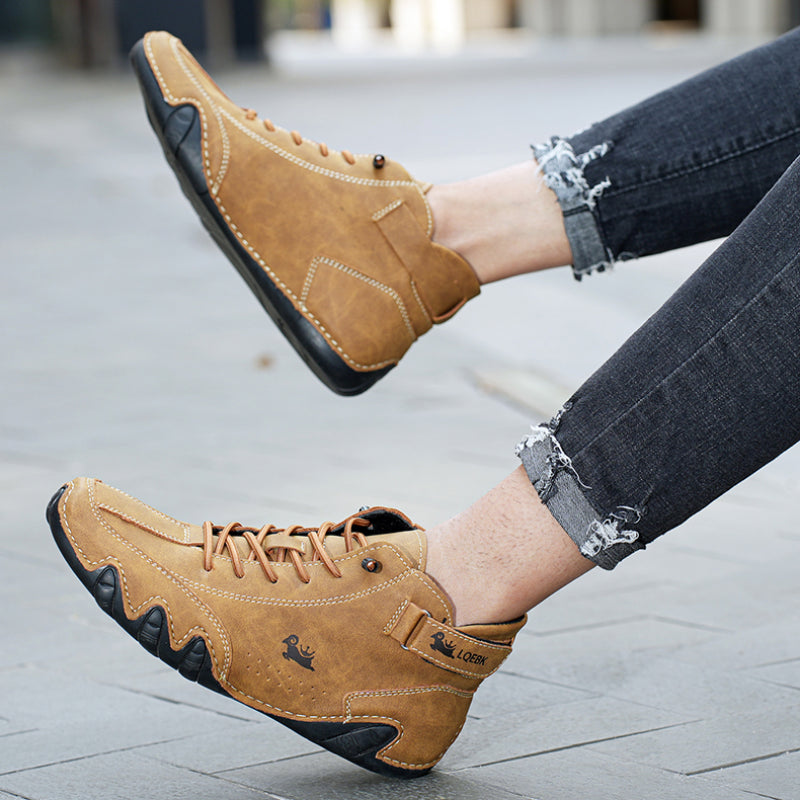 UltraShoe – Leder-Barfußschuhe mit rutschfester Sohle und ultimativem Komfort