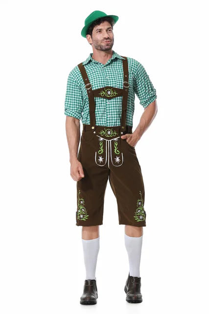 Bolendo Axely - bavorské tradiční zelené oblečení na Oktoberfest pro muže