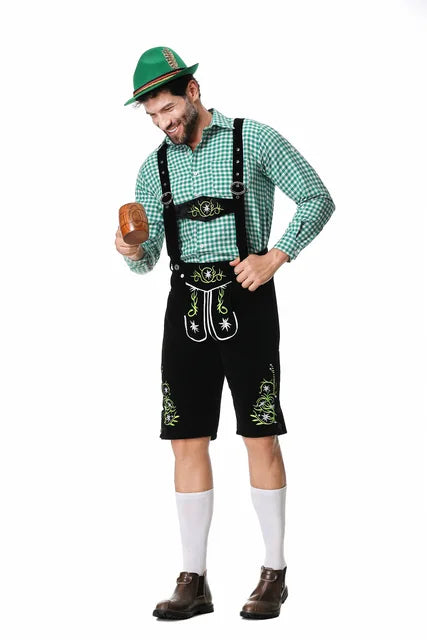 Bolendo Axely - bavorské tradiční zelené oblečení na Oktoberfest pro muže