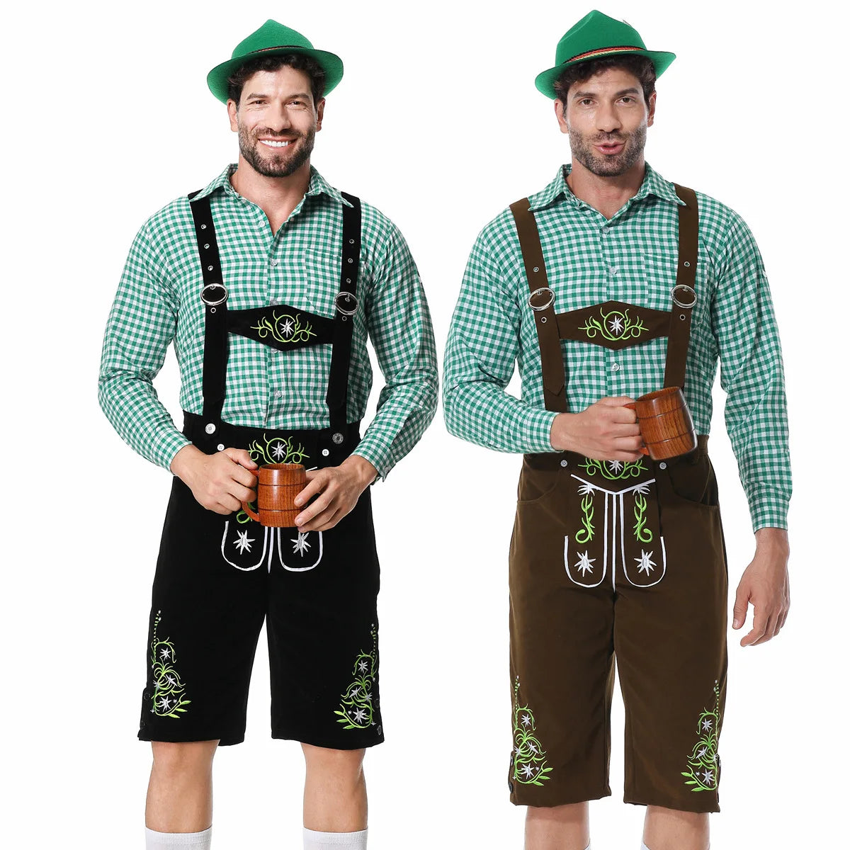 Bolendo Axely - bavorské tradiční zelené oblečení na Oktoberfest pro muže