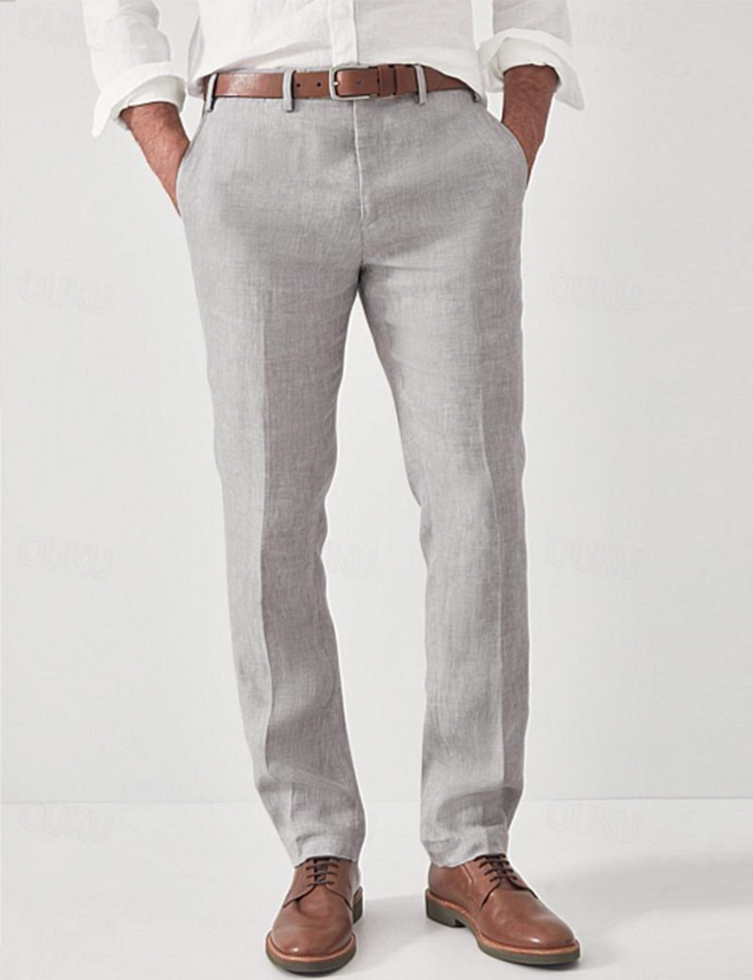 Bequeme Leinen Herrenhose – Elias 0