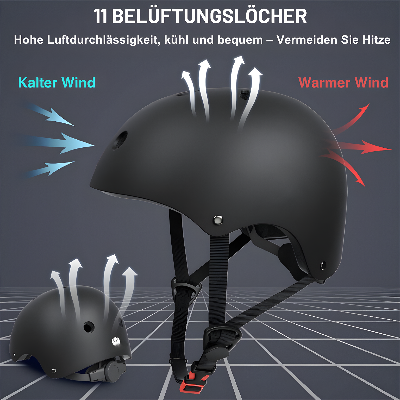 Bequemer Fahrradhelm - SafeRide Fahrradhelm 7