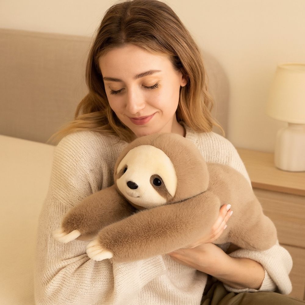 Beruhigendes Kuscheltier mit Tiefendruck, 45 cm, 1 kg, 6 Tierdesigns 1