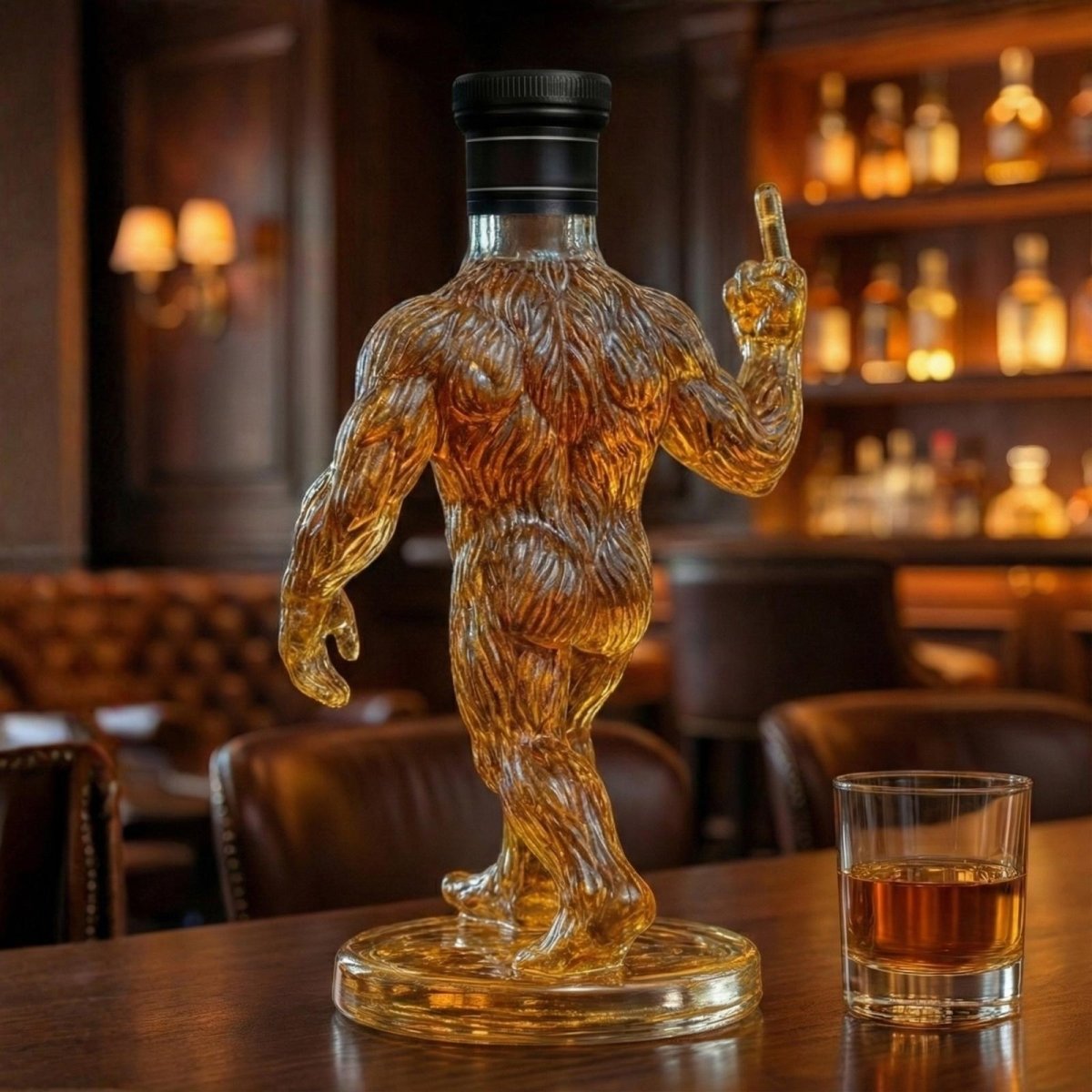 Bigfoot Whiskey Bourbon Decanter Bottle 1