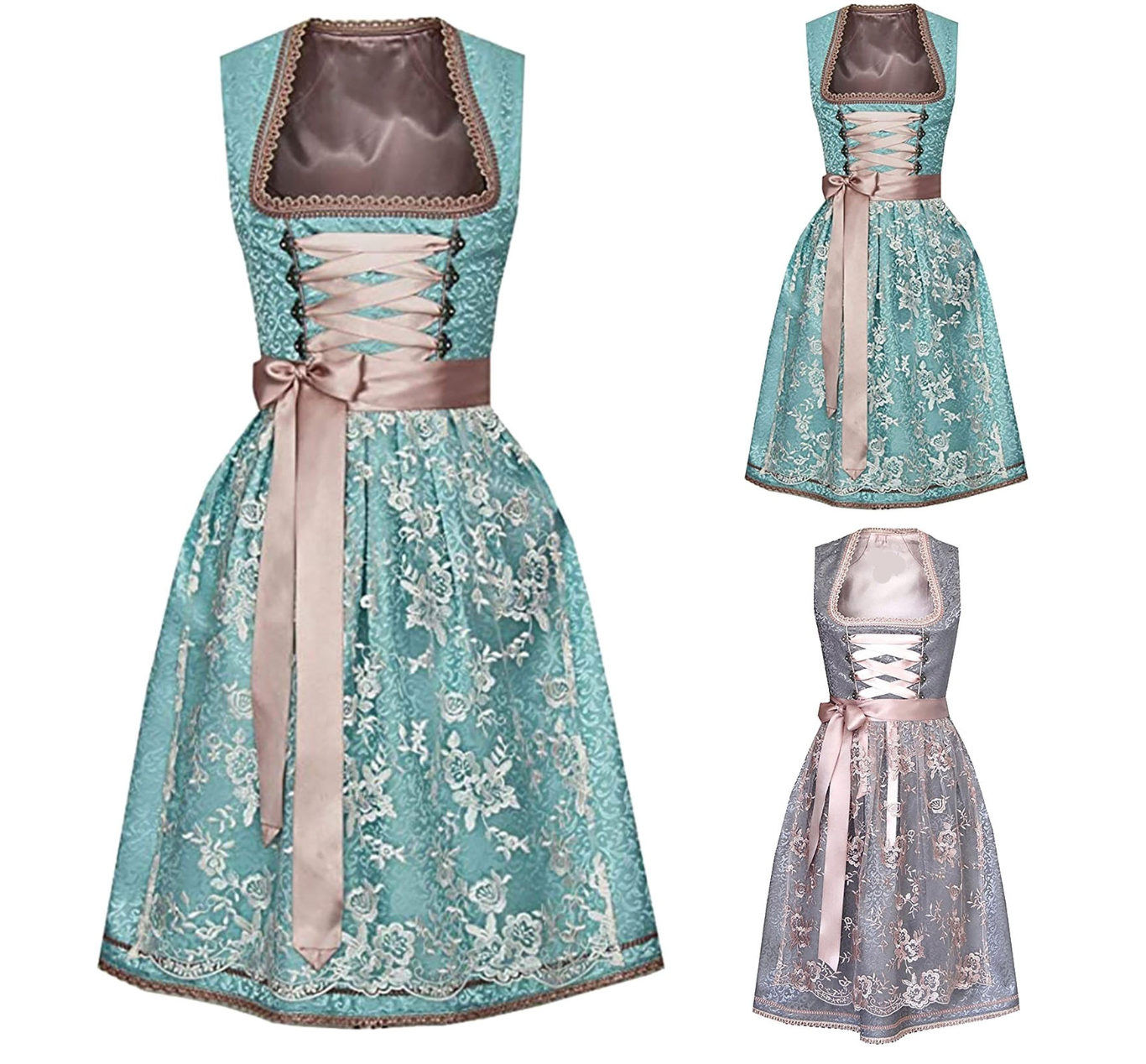 Maxima - Elegantes Damen-Outfit mit Bluse und Schürze für Stil und Komfort