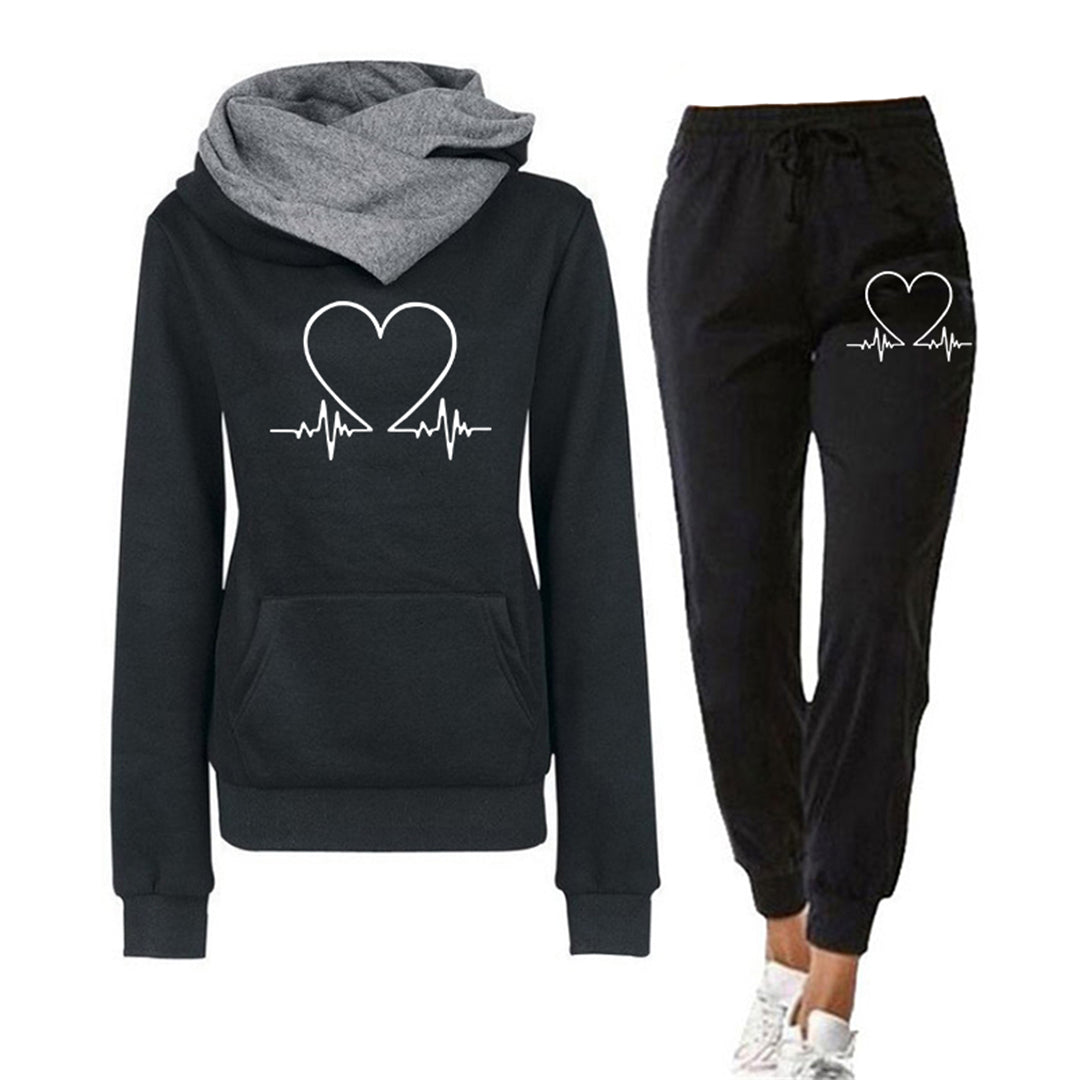 Set da jogging Heartbeat per donne - comfort e stile per tutti i giorni