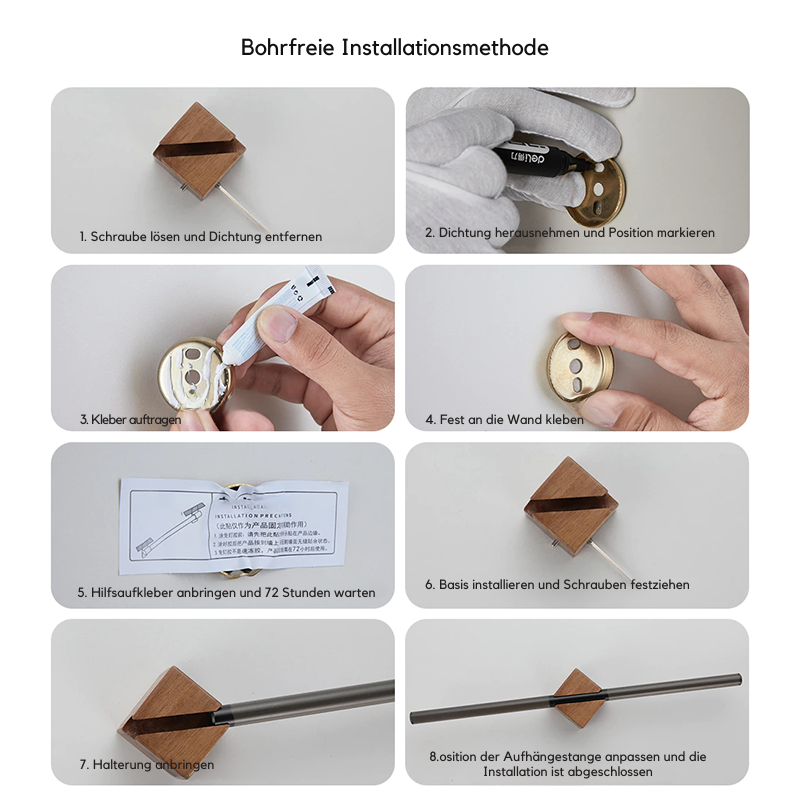 BadeWunder portasciugamani – Design minimalista incontra l'ordine pratico in bagno