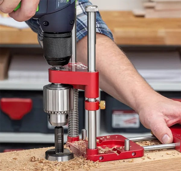 Bohrschablone für präzises 90° Bohren, robust und für alle Standard-Bohrer geeignet 1