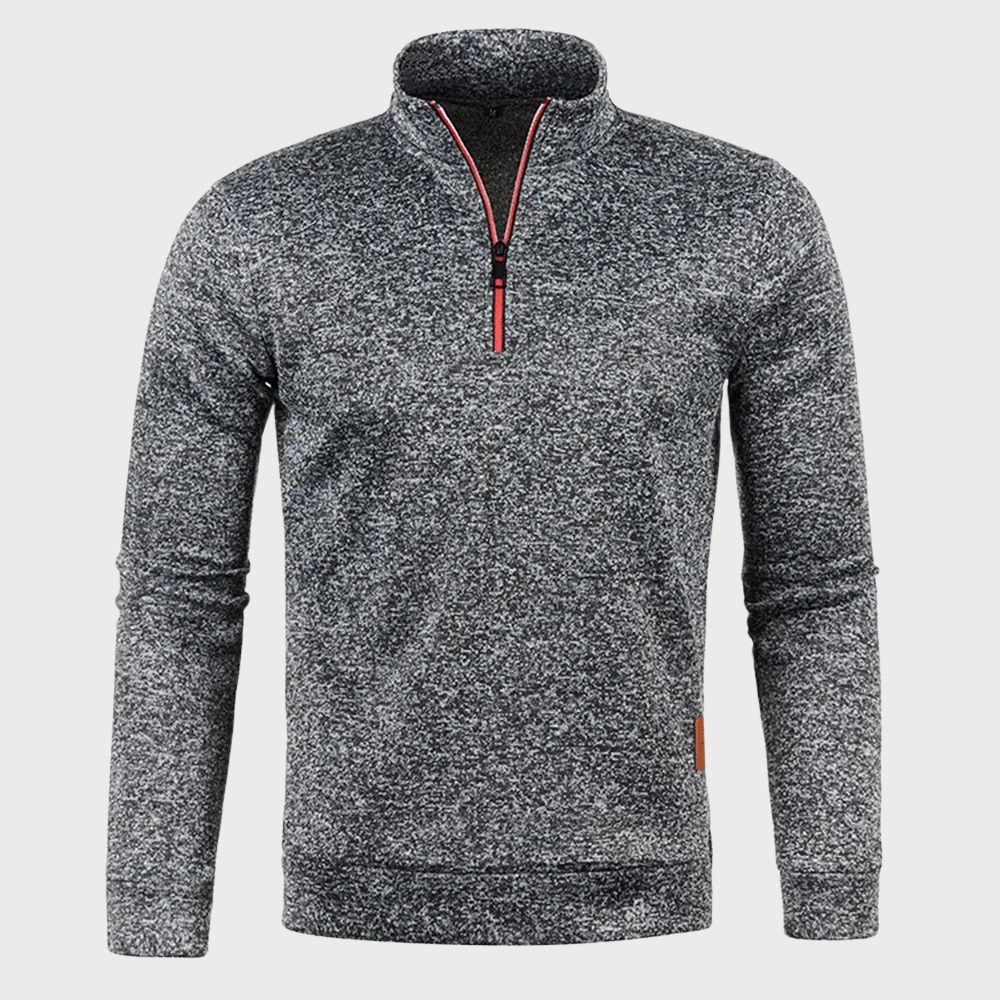 Corbin - Lässiger Herbstpullover mit Reißverschluss für Männer