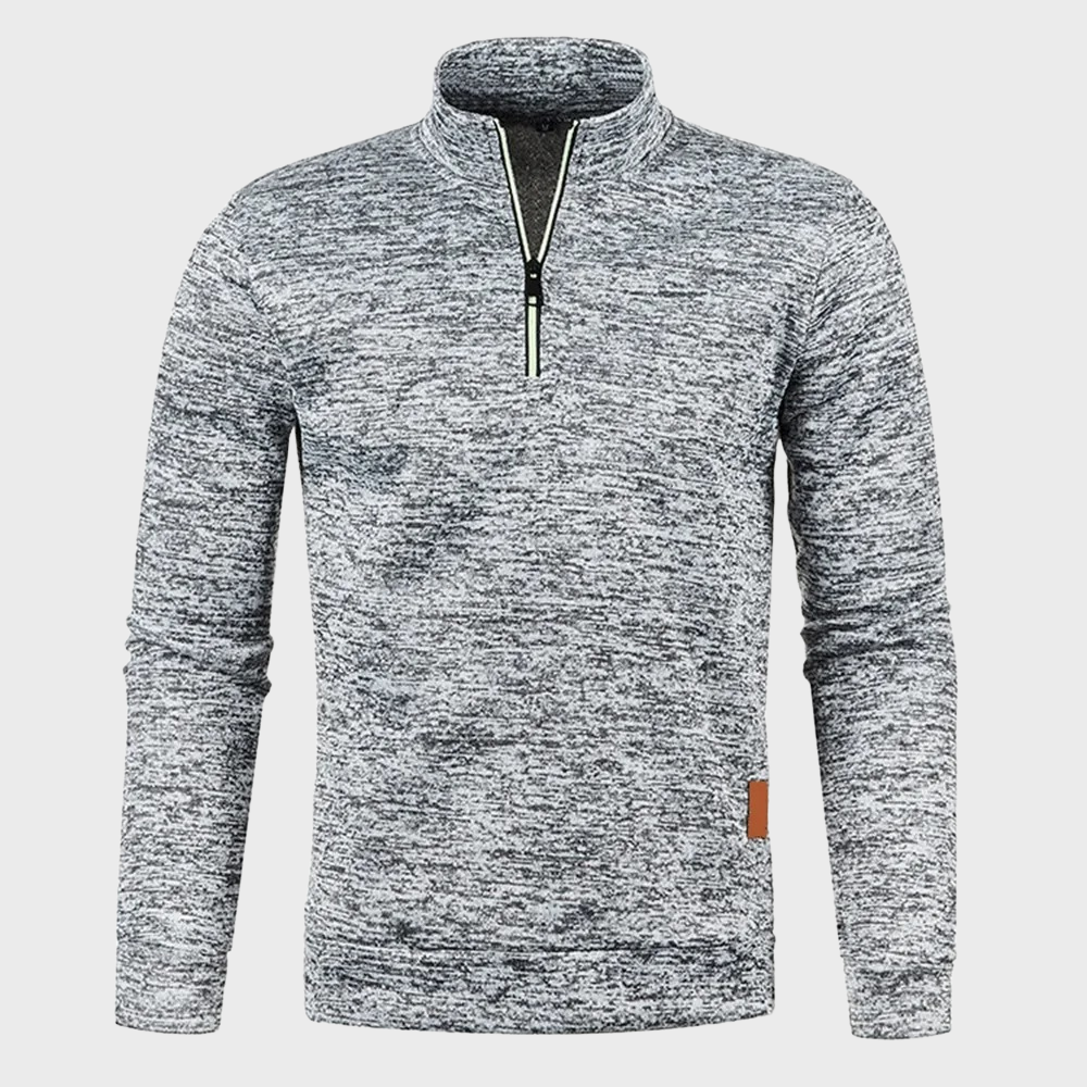 Corbin - Lässiger Herbstpullover mit Reißverschluss für Männer